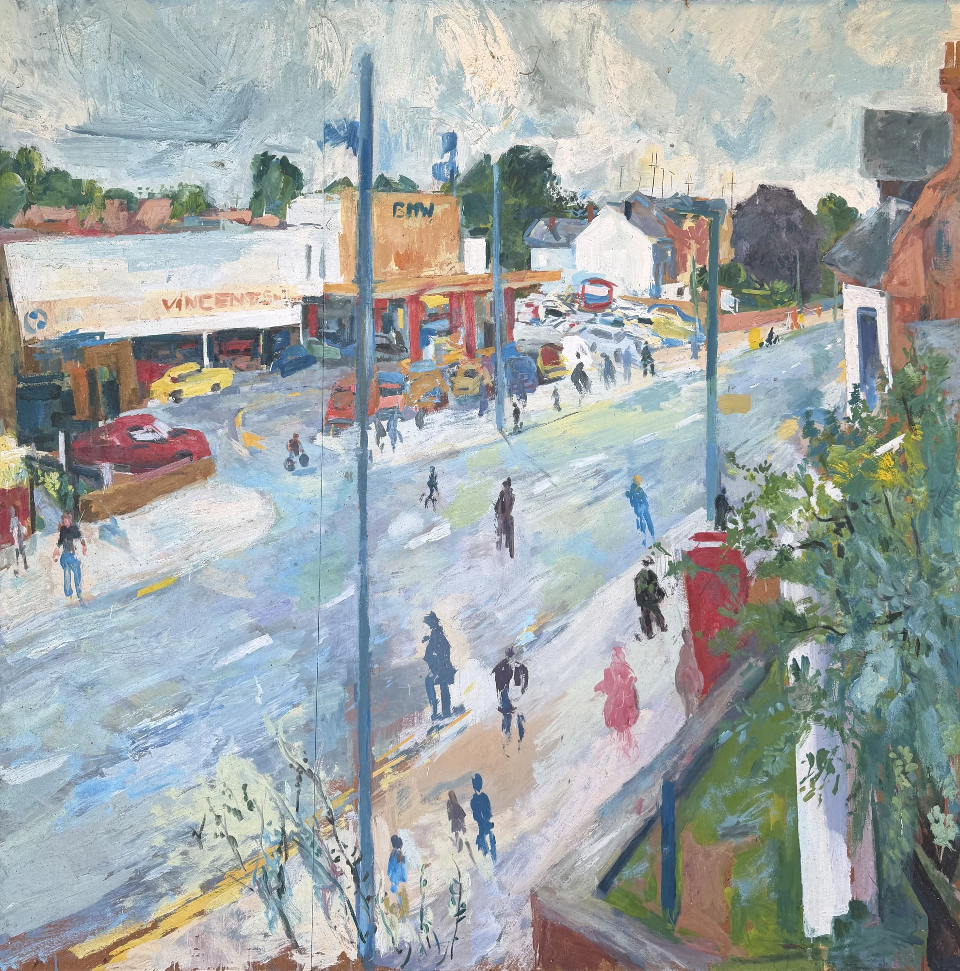 Oxford Road, Reading, from Reading West Railway Bridge III